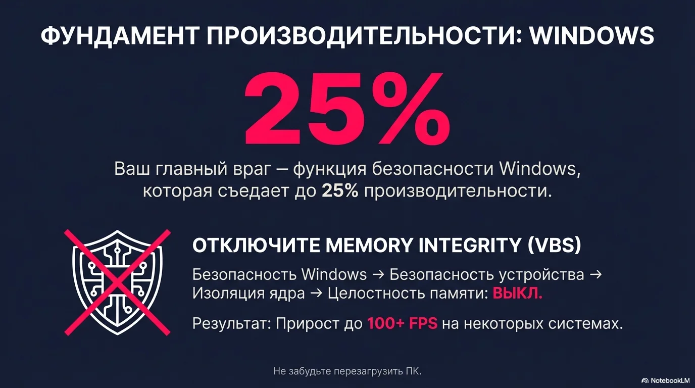 отключение memory integrity vbs