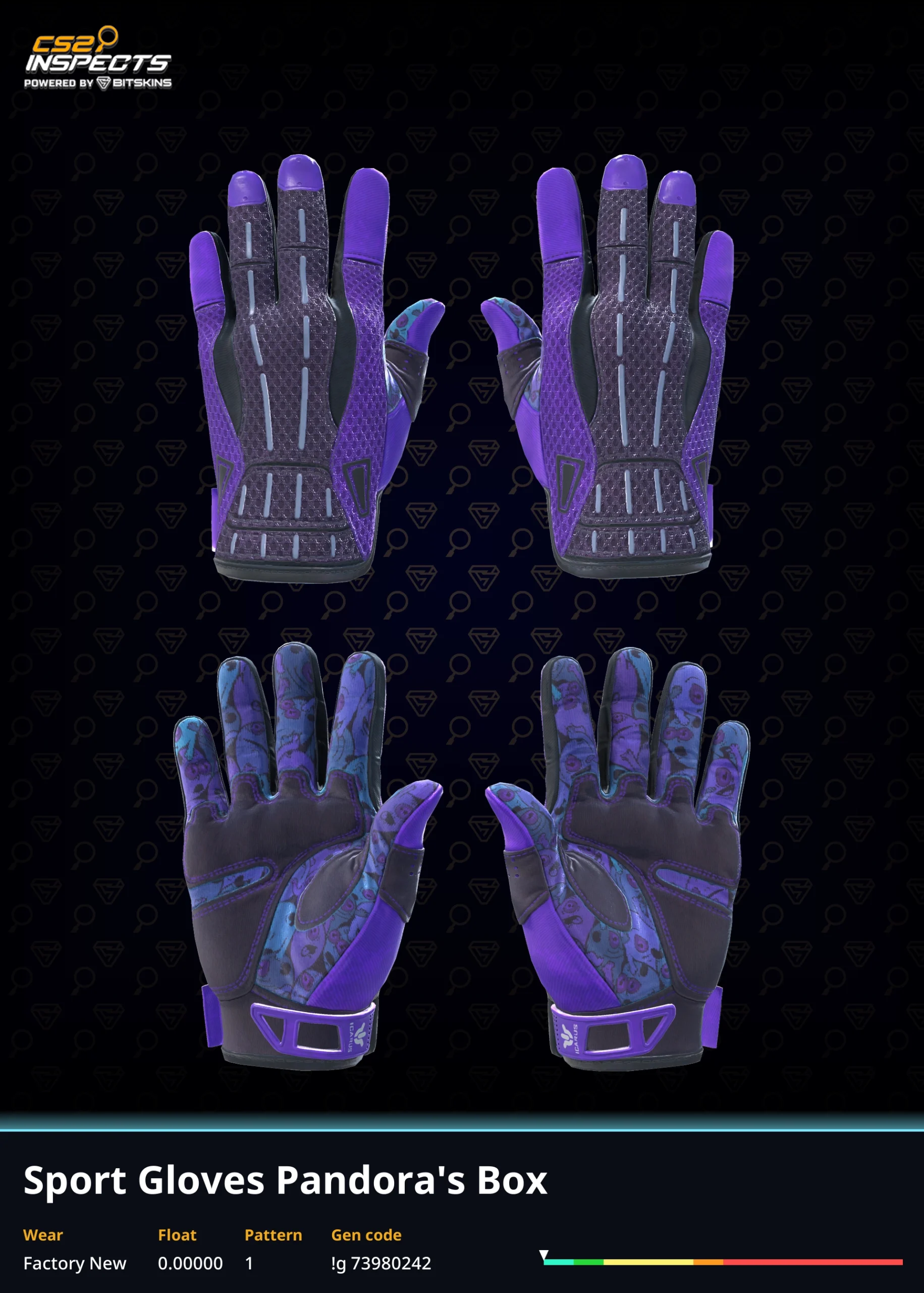 Sport Gloves | Pandora’s Box (Factory New) cs 2